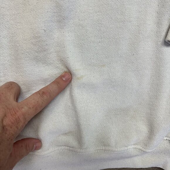 Vintage Esso Oil Crewneck Hanes Sweatshirt Esso Kids Program Size XL White - Picture 5 of 8